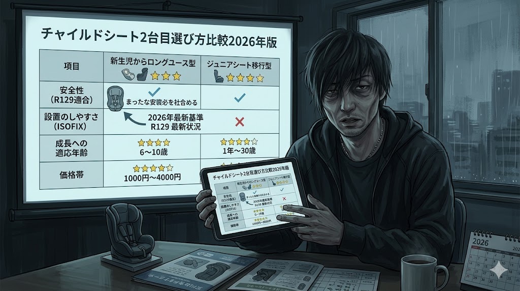 チャイルドシート2台目R129ISOFIX比較2026