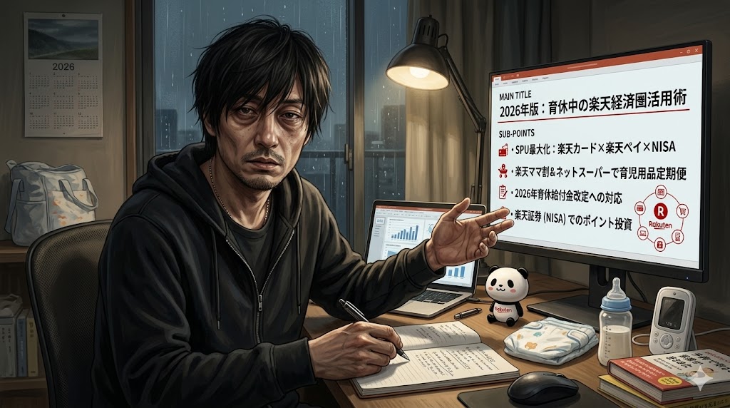 育休中楽天経済圏活用術SPU最大化2026