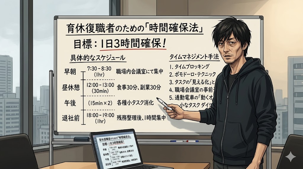 復職後の副業スケジュール設計図