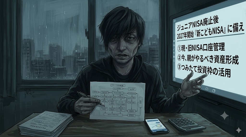 2027年開始のこどもNISAと親の新NISAを組み合わせた教育資金準備戦略