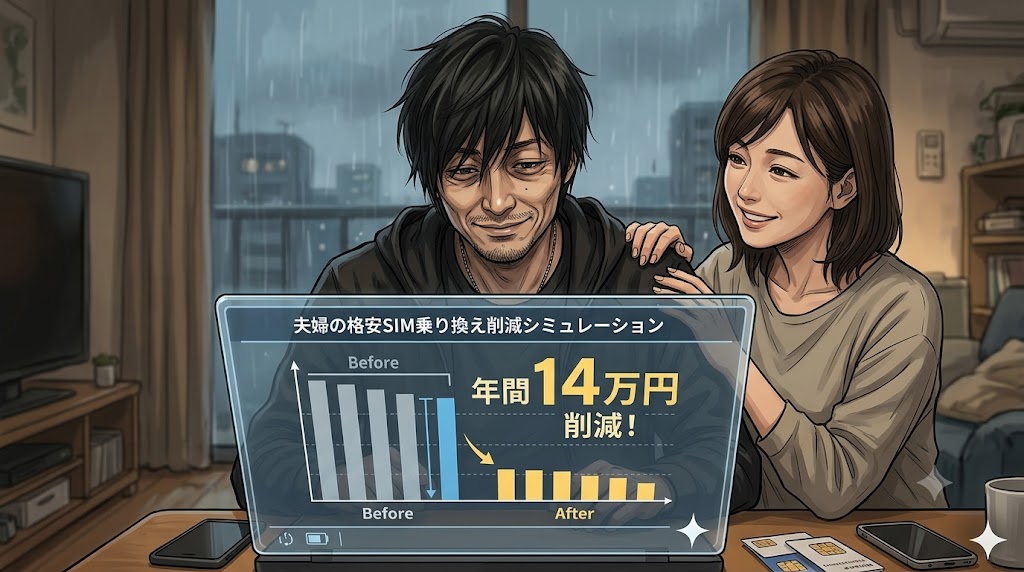 育休中にスマホ代を月1.2万円節約する方法（格安SIM比較表）